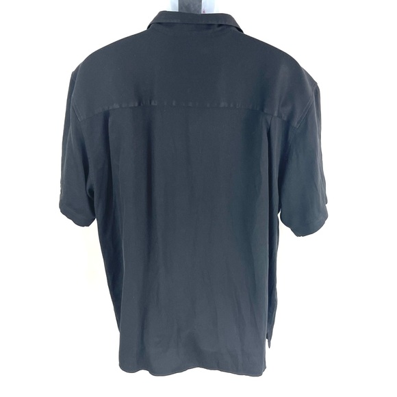 Hawaiian Shirt Men’s Black Tan XXL 2 XL - Picture 2 of 4